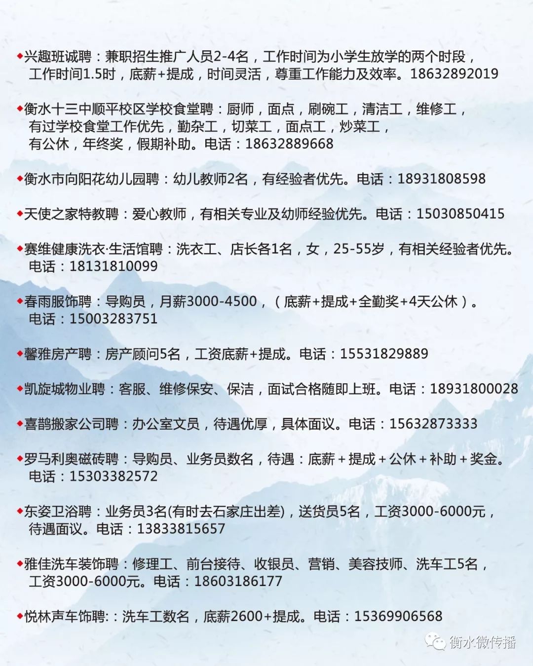 松原最新招聘信息全面概览